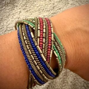 Elegant Multicolor Beaded Bracelet